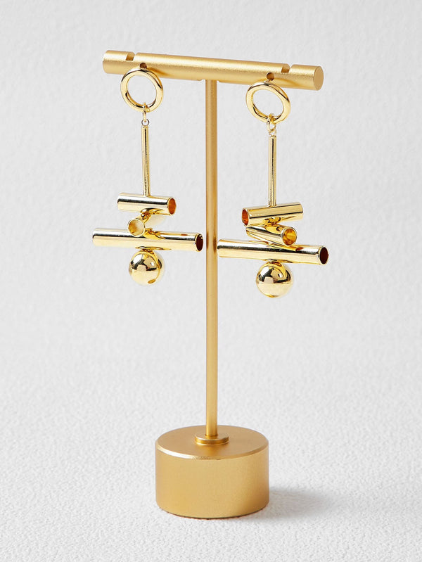 Holly Hollow Earrings (14 kt. Gold-Plated)