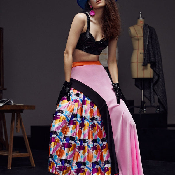 AMERI♡COLOR BOX PLEATS SKIRT Ameri COLOR BOX PLEATS SKIRTminira904さん