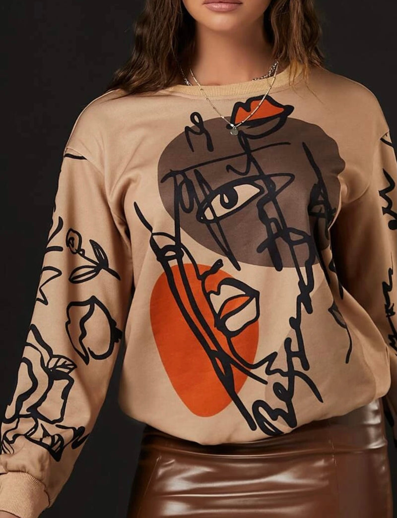 Abstract Sweatshirt