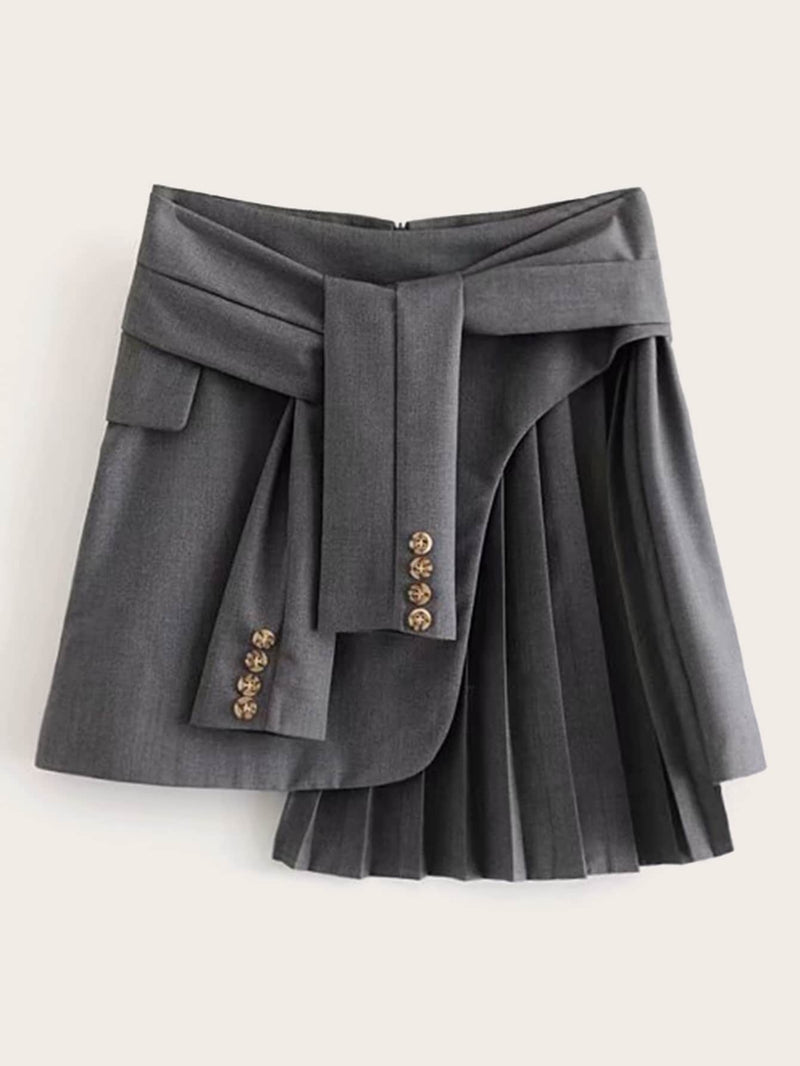 Preppy pleated skirt