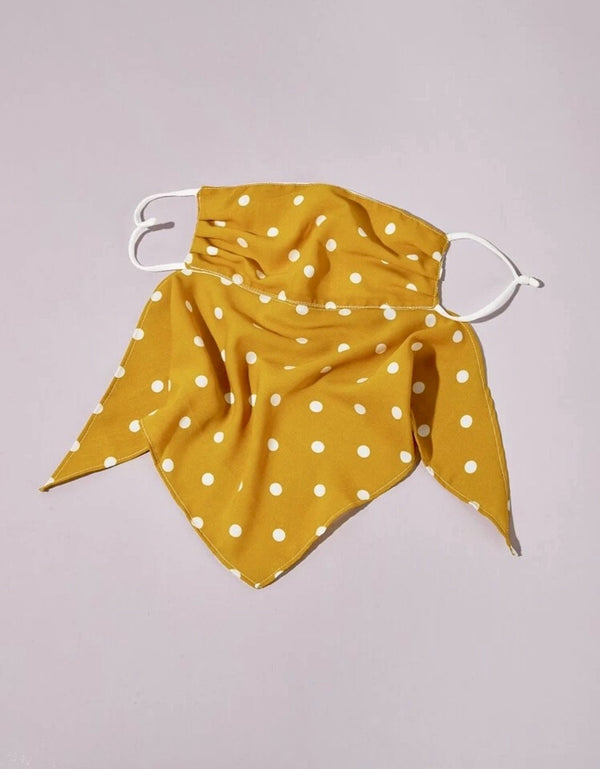 (UNISEX) Spotted Scarf Face Mask